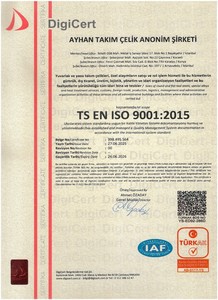 ISO 9001:2015 Kalite Yönetim Sistemi