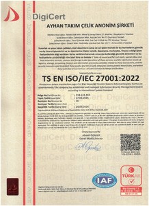 ISO/IEC 27001:2022 Bilgi Güvenliği